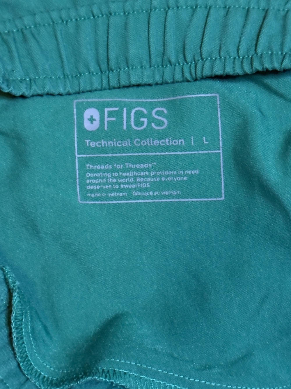 Figs Hunter Green Mens set Leon scrub top Tasen jogger pants size Large L - Picture 9 of 9